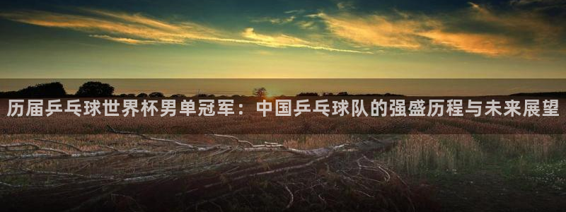 2026世界杯：历届乒乓球世界杯男单冠军：中国乒乓球队的强盛历程与未来展望